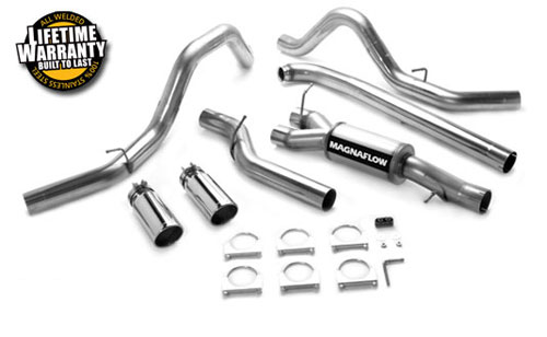 Magnaflow Catback Exhaust - GMC Duramax 01-07 V8 6.6L (DIESEL), Crew Cab/Short Bed (78in. Bed)