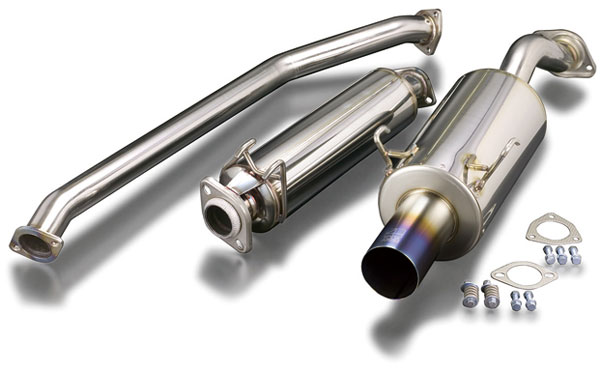 Toda Exhaust - Honda K20A (DC5) (Straight Exhaust Tip)