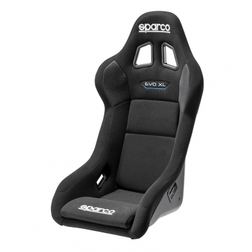 Sparco Evo XL QRT Seat - Black Cloth