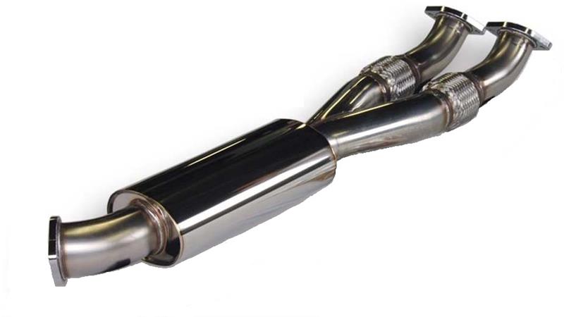 HKS Legamax Premium Exhaust Center Pipe -  Nissan GT-R R35 09+ (Resonated)