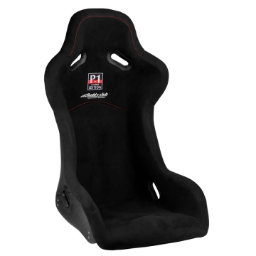 Buddy Club P1 Limited Bucket Seat (Wide) - Black V.2 with FRP Shell