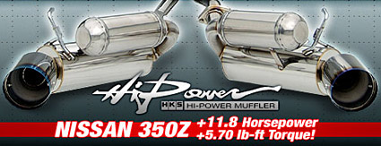 HKS Hi-Power Exhaust - Infiniti G37 Coupe 08+