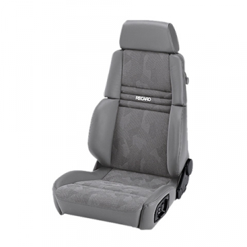 Recaro Orthoped Seat - Nardo Grey Bolster / Artista Grey Insert / White Logo / Left