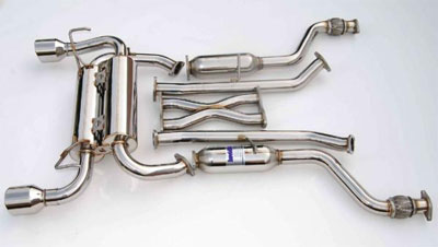 Invidia Gemini Exhaust (Rolled St Tips) - Infiniti FX35 2/4WD 2009+