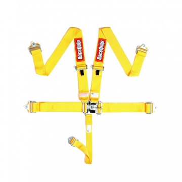 RaceQuip 5-point Latch & Link Harness Assembly - Yellow