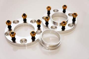 Eight Prince Wheel Spacers - 15mm / 12x1.50 / 5x120 (BMW E39 74.1mm to 72.6mm bore)