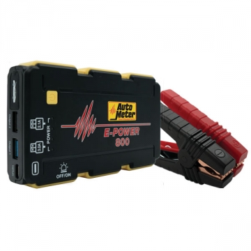 Autometer Jump Starter 12V Emergency Battery Pack 800A Peak/2220 MAH