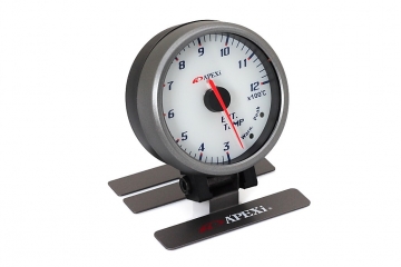 A'PEX-i ELII System Meters - Exhaust Gas Temp (White Display / Silver Ring)