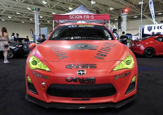 APR Carbon Front Splitter with Rods - Scion FRS