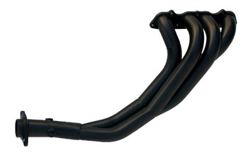 Berk 50mm Exhaust Manifold/Header with HPC Hipercoat Black Ceramic Coated - Honda S2000