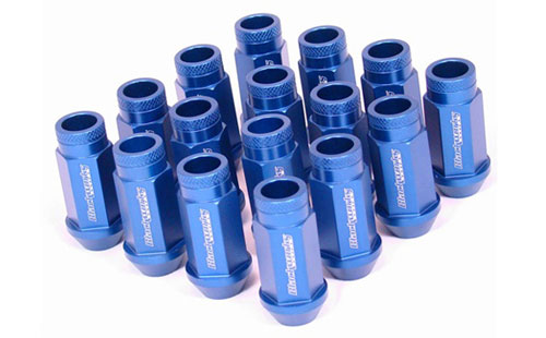 Blackworks Blue Lug Nut Set - 12x1.25 16-Pieces