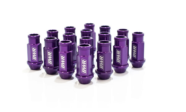 Blackworks Purple Lug Nut Set - 12x1.25 16-Pieces
