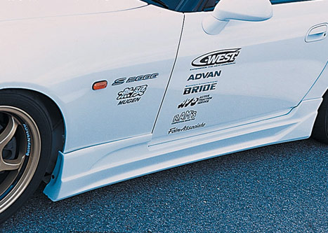 C-West N1 Side Skirts - Honda S2000 00-03