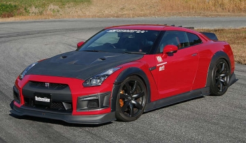 Chargespeed BL CF Full Body Kit w/ Over Fender Glossy - Nissan GT-R R35 07-11