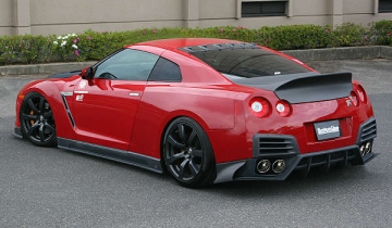 Chargespeed Aero Hybrid Honeycomb Carbon Trunk Gloss - Nissan GT-R R35 07-15