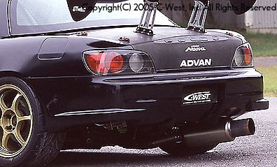 C-West Rear Bumper - Honda S2000 00-03