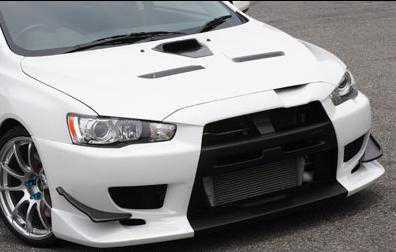 C-West Front Bumper - Mitsubishi Lancer EVO 2008+