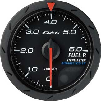 Defi Advance CR 52mm Fuel Pressure Gauge - Black