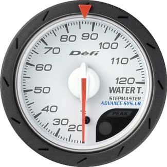 Defi Advance CR 52mm Water Temp Gauge - White