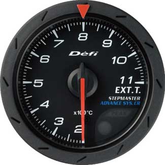 Defi Advance CR 52mm Exhaust Temp Gauge - Black