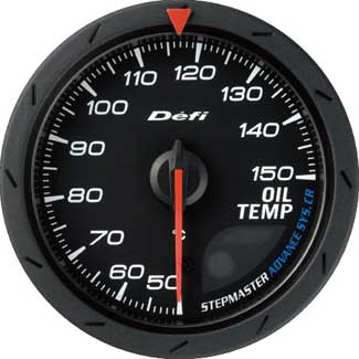 Defi Advance CR 60mm Oil Temp Gauge - Black
