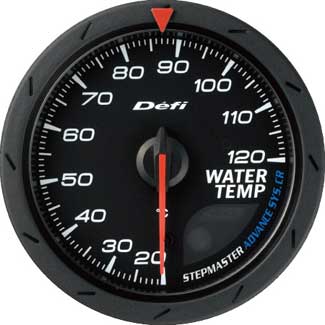 Defi Advance CR 60mm Water Temp Gauge - Black