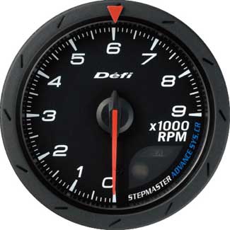 Defi Advance CR 60mm Tacho 9000rpm Gauge - Black