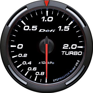 Defi White Racer Gauge Si (60mm) - Turbo