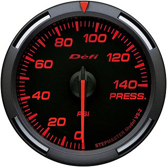 Defi Red Racer Gauge (60mm) - Pressure