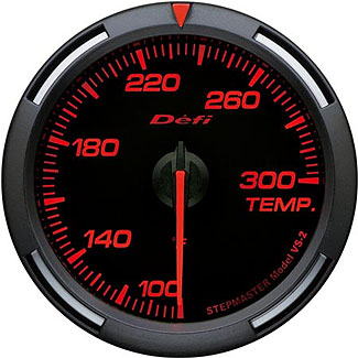 Defi Red Racer Gauge (60mm) - Temperature