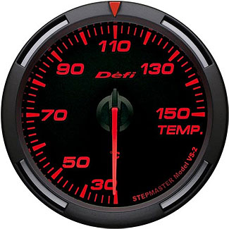 Defi Red Racer Gauge Si (60mm) - Temperature