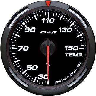 Defi White Racer Gauge Si (60mm) - Temperature