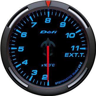 Defi Blue Racer Gauge Si (60mm) - Exhaust Temperature