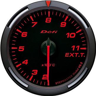 Defi Red Racer Gauge Si (60mm) - Exhaust Temperature