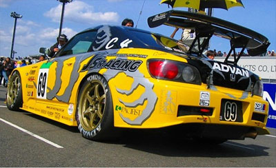J's Racing 3D GT Wing S-Tai Type 2 Center Mount - Honda S2000 AP1/AP2