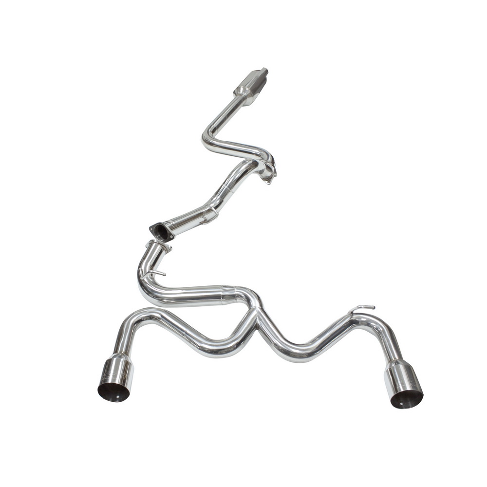DC Sports Dual Tip Stainless Steel Cat-Back Exhaust - Dodge Neon SRT-4 03-04