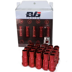EVS Tuning Spline Drive Lug Nuts - Red