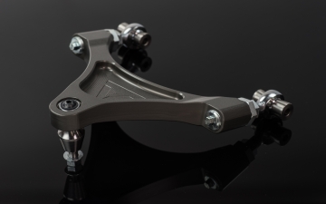 Voodoo13 Front Upper Control Arm (Hard Anodized Clear/Grey) - Infiniti G35 Coupe RWD 03-07, Nissan 350Z 03-08
