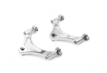 Voodoo13 Front Upper Control Arm (Hard Anodized Clear/Grey) - Nissan GT-R 09-16