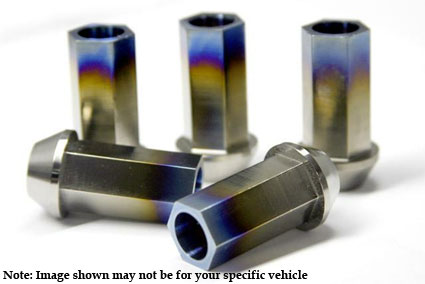 BLOX Racing Forged Titanium 7-Sided Lug Nut - 12x1.5 (16pc)