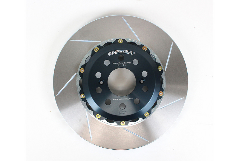 Brakes Evasive Motorsports Girodisc Slotted 2 Piece Rotors Front Honda Civic Type R 2017