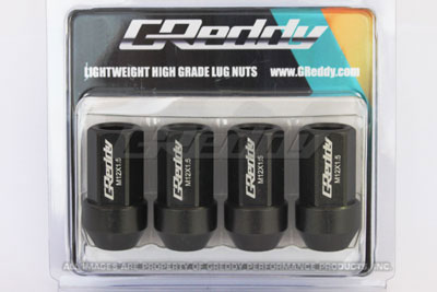 Greddy Short Lug Nuts - Gunmetal Open Ended