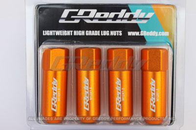 Greddy Long Lug Nuts - Gold Open Ended