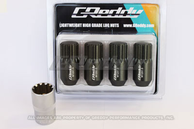 Greddy Gun Metal Locking Lug Nuts