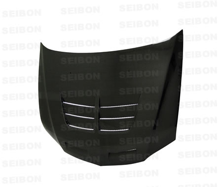 Seibon TS II Style Carbon Fiber Hood - Mitsubishi EVO VIII 03-05