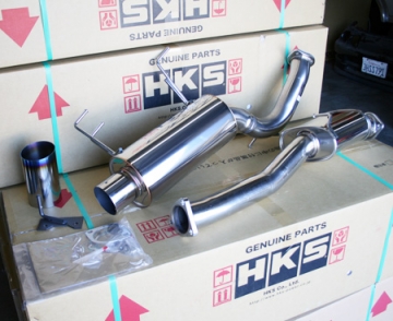 HKS Hi-Power Exhaust (single muffler, 75mm piping) - Honda S2000