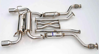 Invidia Gemini Exhaust (Single layer Ti Tips) - Infiniti G35 Coupe 03-07