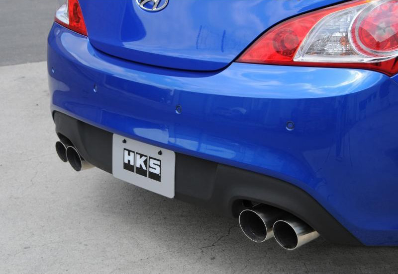 HKS Legamax Premium Exhaust - Hyundai Genesis Coupe 2010+ (Rear Section Only)