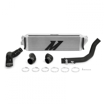 Mishimoto Performance Intercooler Kit (Silver Intercooler, Black Pipes) - Honda Civic Type R 17-21