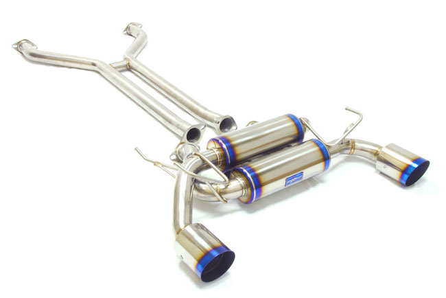 MXP Titanium Dual Exhaust - Subaru WRX Sti 08-12